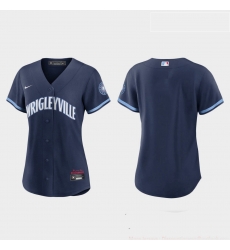 Chicago Cubs Women Nike 2021 City Connect Navy MLB Jersey Chicago Cubs Women Nike 2021 City Connect Navy MLB Jersey