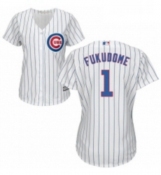 Womens Majestic Chicago Cubs 1 Kosuke Fukudome Authentic White Home Cool Base MLB Jersey Womens Majestic Chicago Cubs 1 Kosuke Fukudome Authentic White Home Cool Base MLB Jersey