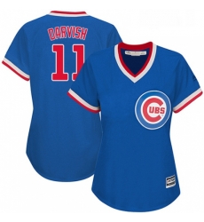 Womens Majestic Chicago Cubs 11 Yu Darvish Authentic Royal Blue Cooperstown MLB Jersey Womens Majestic Chicago Cubs 11 Yu Darvish Authentic Royal Blue Cooperstown MLB Jersey