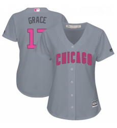 Womens Majestic Chicago Cubs 17 Mark Grace Authentic Grey Mothers Day Cool Base MLB Jersey Womens Majestic Chicago Cubs 17 Mark Grace Authentic Grey Mothers Day Cool Base MLB Jersey