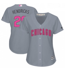 Womens Majestic Chicago Cubs 28 Kyle Hendricks Authentic Grey Mothers Day Cool Base MLB Jersey Womens Majestic Chicago Cubs 28 Kyle Hendricks Authentic Grey Mothers Day Cool Base MLB Jersey