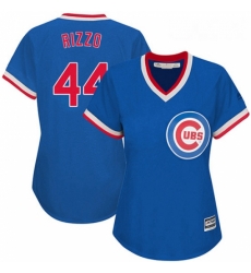 Womens Majestic Chicago Cubs 44 Anthony Rizzo Authentic Royal Blue Cooperstown MLB Jersey Womens Majestic Chicago Cubs 44 Anthony Rizzo Authentic Royal Blue Cooperstown MLB Jersey