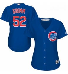 Womens Majestic Chicago Cubs 52 Justin Grimm Authentic Royal Blue Alternate MLB Jersey Womens Majestic Chicago Cubs 52 Justin Grimm Authentic Royal Blue Alternate MLB Jersey