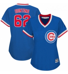 Womens Majestic Chicago Cubs 62 Jose Quintana Authentic Royal Blue Cooperstown MLB Jersey Womens Majestic Chicago Cubs 62 Jose Quintana Authentic Royal Blue Cooperstown MLB Jersey