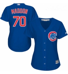 Womens Majestic Chicago Cubs 70 Joe Maddon Authentic Royal Blue Alternate MLB Jersey Womens Majestic Chicago Cubs 70 Joe Maddon Authentic Royal Blue Alternate MLB Jersey