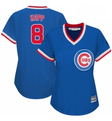 Womens Majestic Chicago Cubs 8 Ian Happ Authentic Royal Blue Cooperstown MLB Jersey Womens Majestic Chicago Cubs 8 Ian Happ Authentic Royal Blue Cooperstown MLB Jersey
