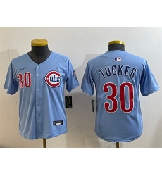 Youth Chicago Cubs 30 Kyle Tucker Blue 2024 25 2nd Alternate Limited Stitched Baseball Jersey Youth Chicago Cubs 30 Kyle Tucker Blue 2024 25 2nd Alternate Limited Stitched Baseball Jersey