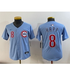 Youth Chicago Cubs 8 Ian Happ Blue 2024 25 2nd Alternate Limited Stitched Baseball Jersey Youth Chicago Cubs 8 Ian Happ Blue 2024 25 2nd Alternate Limited Stitched Baseball Jersey