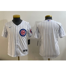 Youth Chicago Cubs Blank White Cool Base Stitched Baseball Jersey Youth Chicago Cubs Blank White Cool Base Stitched Baseball Jersey