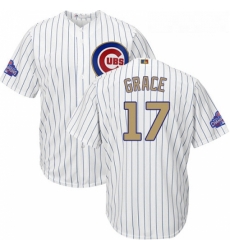 Youth Majestic Chicago Cubs 17 Mark Grace Authentic White 2017 Gold Program Cool Base MLB Jersey Youth Majestic Chicago Cubs 17 Mark Grace Authentic White 2017 Gold Program Cool Base MLB Jersey