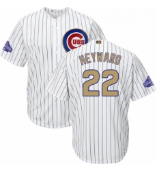 Youth Majestic Chicago Cubs 22 Jason Heyward Authentic White 2017 Gold Program Cool Base MLB Jersey Youth Majestic Chicago Cubs 22 Jason Heyward Authentic White 2017 Gold Program Cool Base MLB Jersey