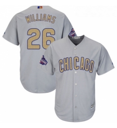 Youth Majestic Chicago Cubs 26 Billy Williams Authentic Gray 2017 Gold Champion Cool Base MLB Jersey Youth Majestic Chicago Cubs 26 Billy Williams Authentic Gray 2017 Gold Champion Cool Base MLB Jersey