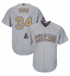 Youth Majestic Chicago Cubs 34 Kerry Wood Authentic Gray 2017 Gold Champion Cool Base MLB Jersey Youth Majestic Chicago Cubs 34 Kerry Wood Authentic Gray 2017 Gold Champion Cool Base MLB Jersey