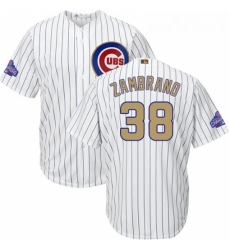 Youth Majestic Chicago Cubs 38 Carlos Zambrano Authentic White 2017 Gold Program Cool Base MLB Jersey Youth Majestic Chicago Cubs 38 Carlos Zambrano Authentic White 2017 Gold Program Cool Base MLB Jersey