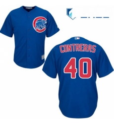 Youth Majestic Chicago Cubs 40 Willson Contreras Replica Royal Blue Alternate Cool Base MLB Jersey Youth Majestic Chicago Cubs 40 Willson Contreras Replica Royal Blue Alternate Cool Base MLB Jersey