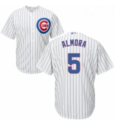 Youth Majestic Chicago Cubs 5 Albert Almora Jr Authentic White Home Cool Base MLB Jersey Youth Majestic Chicago Cubs 5 Albert Almora Jr Authentic White Home Cool Base MLB Jersey