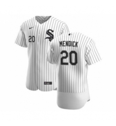 Men Chicago White Sox 20 Danny Mendick White Home 2020 Authentic Player Baseball Jersey Men Chicago White Sox 20 Danny Mendick White Home 2020 Authentic Player Baseball Jersey