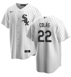 Men Chicago White Sox 22 Oscar Col E1s White Cool Base Stitched Jersey Men Chicago White Sox 22 Oscar Col E1s White Cool Base Stitched Jersey