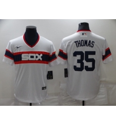 Men Chicago White Sox 35 Frank Thomas Throwback Cool Base Stitched Jerse Men Chicago White Sox 35 Frank Thomas Throwback Cool Base Stitched Jerse