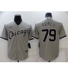 Men Chicago White Sox 79 Jose Abreu Grey Cool Base Stitched Jersey Men Chicago White Sox 79 Jose Abreu Grey Cool Base Stitched Jersey