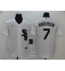 Men Nike Chicago White Sox 7 Tim Anderson Cool Base Stitched MLB Jersey Men Nike Chicago White Sox 7 Tim Anderson Cool Base Stitched MLB Jersey
