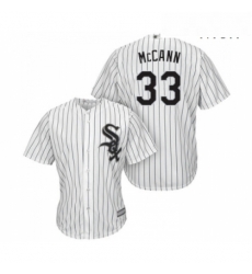 Mens Chicago White Sox 33 James McCann Replica White Home Cool Base Baseball Jersey Mens Chicago White Sox 33 James McCann Replica White Home Cool Base Baseball Jersey