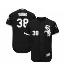 Mens Chicago White Sox 38 Ryan Goins Black Alternate Flex Base Authentic Collection Baseball Jersey Mens Chicago White Sox 38 Ryan Goins Black Alternate Flex Base Authentic Collection Baseball Jersey