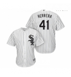 Mens Chicago White Sox 41 Kelvin Herrera Replica White Home Cool Base Baseball Jersey Mens Chicago White Sox 41 Kelvin Herrera Replica White Home Cool Base Baseball Jersey