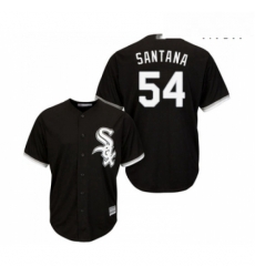 Mens Chicago White Sox 54 Ervin Santana Replica Black Alternate Home Cool Base Baseball Jersey Mens Chicago White Sox 54 Ervin Santana Replica Black Alternate Home Cool Base Baseball Jersey