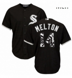 Mens Majestic Chicago White Sox 14 Bill Melton Authentic Black Team Logo Fashion Cool Base MLB Jersey Mens Majestic Chicago White Sox 14 Bill Melton Authentic Black Team Logo Fashion Cool Base MLB Jersey