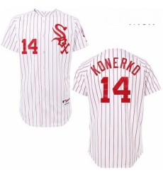 Mens Majestic Chicago White Sox 14 Paul Konerko Authentic WhiteRed Strip MLB Jersey Mens Majestic Chicago White Sox 14 Paul Konerko Authentic WhiteRed Strip MLB Jersey