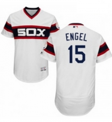 Mens Majestic Chicago White Sox 15 Adam Engel White Alternate Flex Base Authentic Collection MLB Jersey Mens Majestic Chicago White Sox 15 Adam Engel White Alternate Flex Base Authentic Collection MLB Jersey