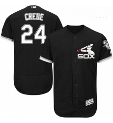 Mens Majestic Chicago White Sox 24 Joe Crede Authentic Black Alternate Home Cool Base MLB Jersey Mens Majestic Chicago White Sox 24 Joe Crede Authentic Black Alternate Home Cool Base MLB Jersey