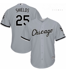 Mens Majestic Chicago White Sox 33 James Shields Replica Grey Road Cool Base MLB Jersey Mens Majestic Chicago White Sox 33 James Shields Replica Grey Road Cool Base MLB Jersey