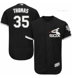 Mens Majestic Chicago White Sox 35 Frank Thomas Authentic Black Alternate Home Cool Base MLB Jersey Mens Majestic Chicago White Sox 35 Frank Thomas Authentic Black Alternate Home Cool Base MLB Jersey