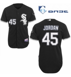 Mens Majestic Chicago White Sox 45 Michael Jordan Replica Black Alternate Home Cool Base MLB Jersey Mens Majestic Chicago White Sox 45 Michael Jordan Replica Black Alternate Home Cool Base MLB Jersey