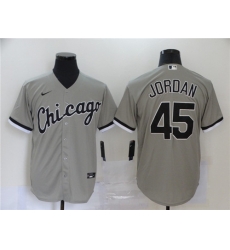 White Sox 45 Michael Jordan Gray 2020 Nike Cool Base Jersey White Sox 45 Michael Jordan Gray 2020 Nike Cool Base Jersey