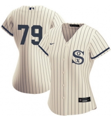 Women Chicago White Sox 79 Jose Abreu 2021 Cream Navy Name 26Number Field Of Dreams Cool Base Stitched Jersey Women Chicago White Sox 79 Jose Abreu 2021 Cream Navy Name 26Number Field Of Dreams Cool Base Stitched Jersey
