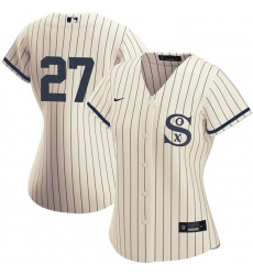 Women Chicago White Sox Field of Dreams 27 Lucas Giolito Cream Jersey Women Chicago White Sox Field of Dreams 27 Lucas Giolito Cream Jersey