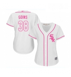 Womens Chicago White Sox 38 Ryan Goins Replica White Fashion Cool Base Baseball Jersey Womens Chicago White Sox 38 Ryan Goins Replica White Fashion Cool Base Baseball Jersey