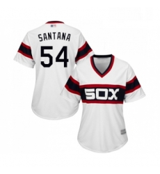 Womens Chicago White Sox 54 Ervin Santana Replica White 2013 Alternate Home Cool Base Baseball Jersey Womens Chicago White Sox 54 Ervin Santana Replica White 2013 Alternate Home Cool Base Baseball Jersey