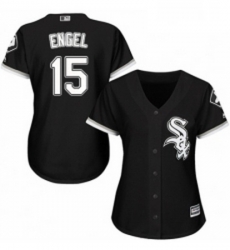 Womens Majestic Chicago White Sox 15 Adam Engel Authentic Black Alternate Home Cool Base MLB Jersey Womens Majestic Chicago White Sox 15 Adam Engel Authentic Black Alternate Home Cool Base MLB Jersey