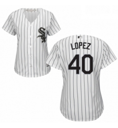 Womens Majestic Chicago White Sox 40 Reynaldo Lopez Authentic White Home Cool Base MLB Jersey Womens Majestic Chicago White Sox 40 Reynaldo Lopez Authentic White Home Cool Base MLB Jersey