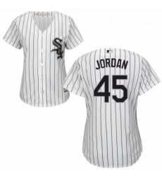 Womens Majestic Chicago White Sox 45 Michael Jordan Replica White Home Cool Base MLB Jersey Womens Majestic Chicago White Sox 45 Michael Jordan Replica White Home Cool Base MLB Jersey
