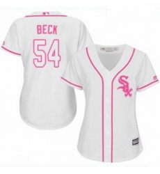 Womens Majestic Chicago White Sox 54 Chris Beck Replica White Fashion Cool Base MLB Jersey Womens Majestic Chicago White Sox 54 Chris Beck Replica White Fashion Cool Base MLB Jersey