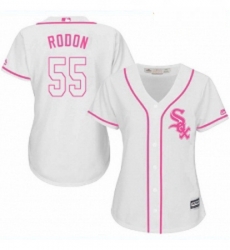 Womens Majestic Chicago White Sox 55 Carlos Rodon Authentic White Fashion Cool Base MLB Jersey Womens Majestic Chicago White Sox 55 Carlos Rodon Authentic White Fashion Cool Base MLB Jersey