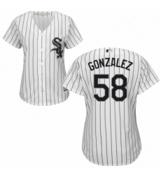 Womens Majestic Chicago White Sox 58 Miguel Gonzalez Authentic White Home Cool Base MLB Jersey Womens Majestic Chicago White Sox 58 Miguel Gonzalez Authentic White Home Cool Base MLB Jersey