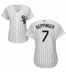 Womens Majestic Chicago White Sox 7 Jeff Keppinger Authentic White Home Cool Base MLB Jersey Womens Majestic Chicago White Sox 7 Jeff Keppinger Authentic White Home Cool Base MLB Jersey