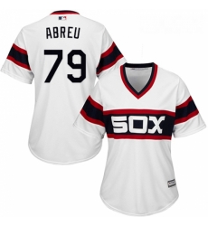 Womens Majestic Chicago White Sox 79 Jose Abreu Replica White 2013 Alternate Home Cool Base MLB Jersey Womens Majestic Chicago White Sox 79 Jose Abreu Replica White 2013 Alternate Home Cool Base MLB Jersey