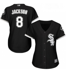 Womens Majestic Chicago White Sox 8 Bo Jackson Replica Black Alternate Home Cool Base MLB Jersey Womens Majestic Chicago White Sox 8 Bo Jackson Replica Black Alternate Home Cool Base MLB Jersey